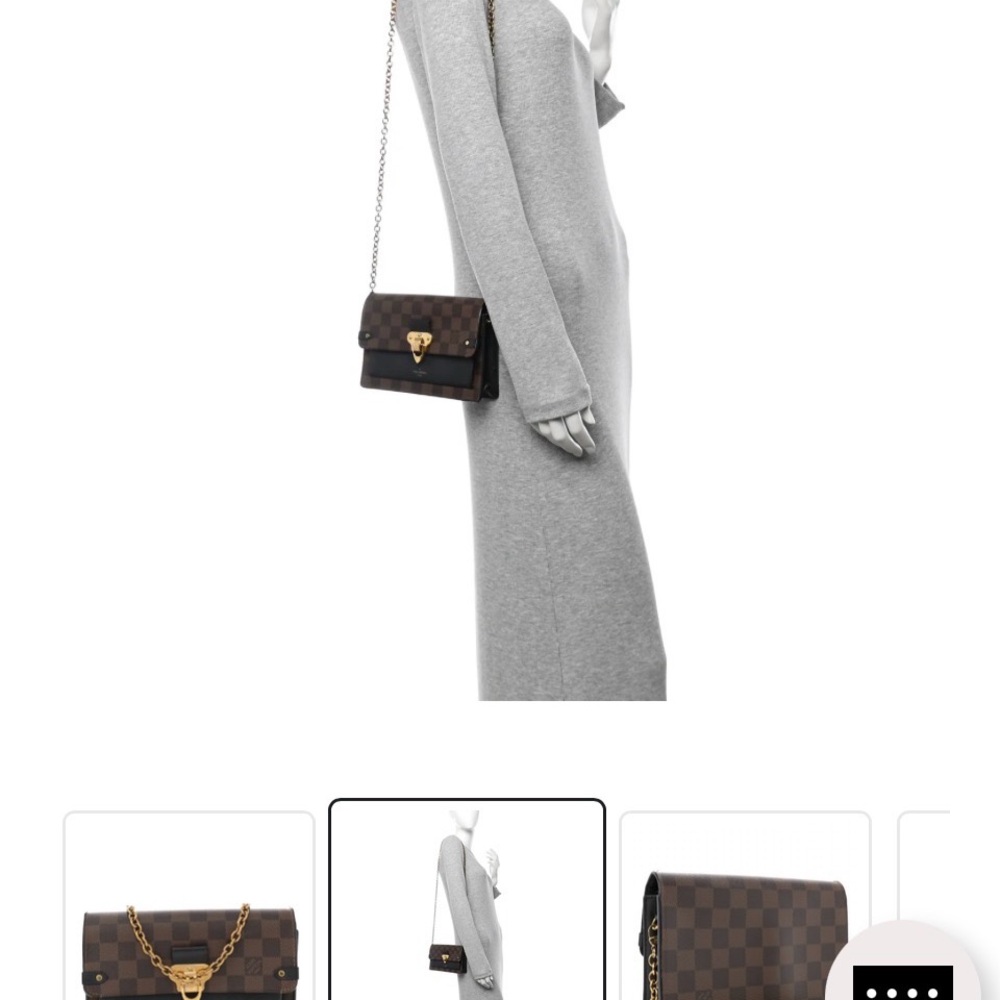 Louis Vuitton Vavin PM Checkered Brown and Black Shoulder Bag